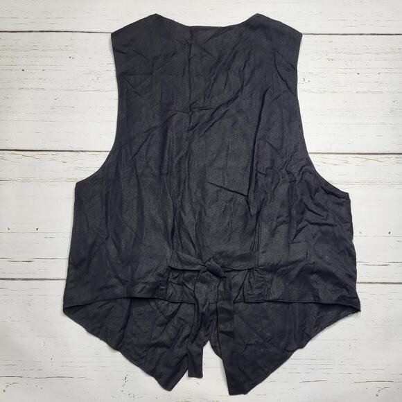 Vintage Baxter & Wells Embroidered Vest Watermelon Pineapple Fruit Bright Small - Picture 3 of 8